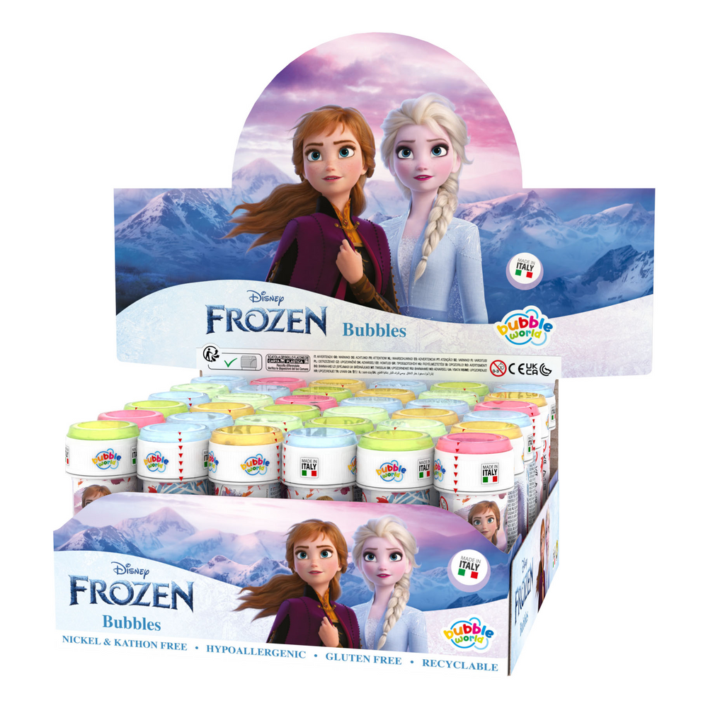BOLLE DI SAPONE FROZEN - Display 36 pz