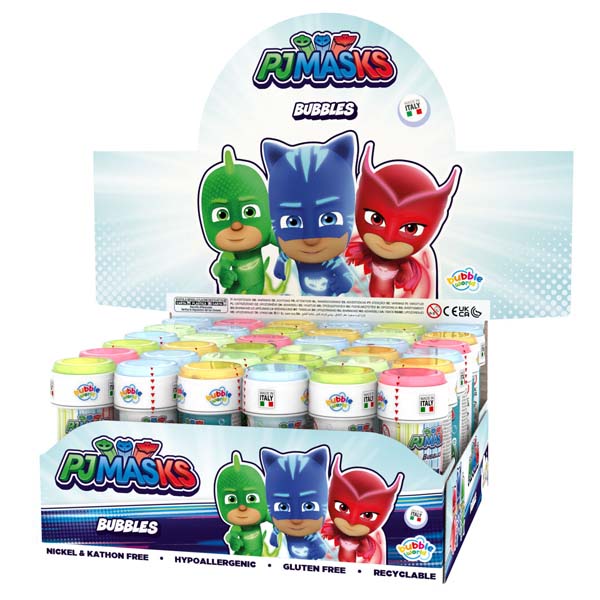 BOLLE DI SAPONE PJ MASKS - Display 36 pz