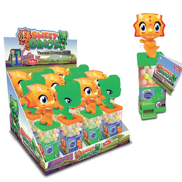 VENDING MACHINE SWEET DINO - Display 12 pz (copia)
