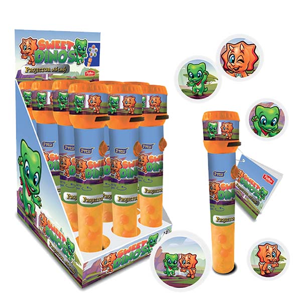 PROIETTORE SWEET DINO - Display 12 pz