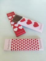 
              BARRETTE DI CIOCCOLATO CUORI 18g - Display 18 pz
            