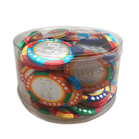 
              MONETE SFUSE CIOCCOLATO POKER COINS 38mm - Cilindro 180pz
            