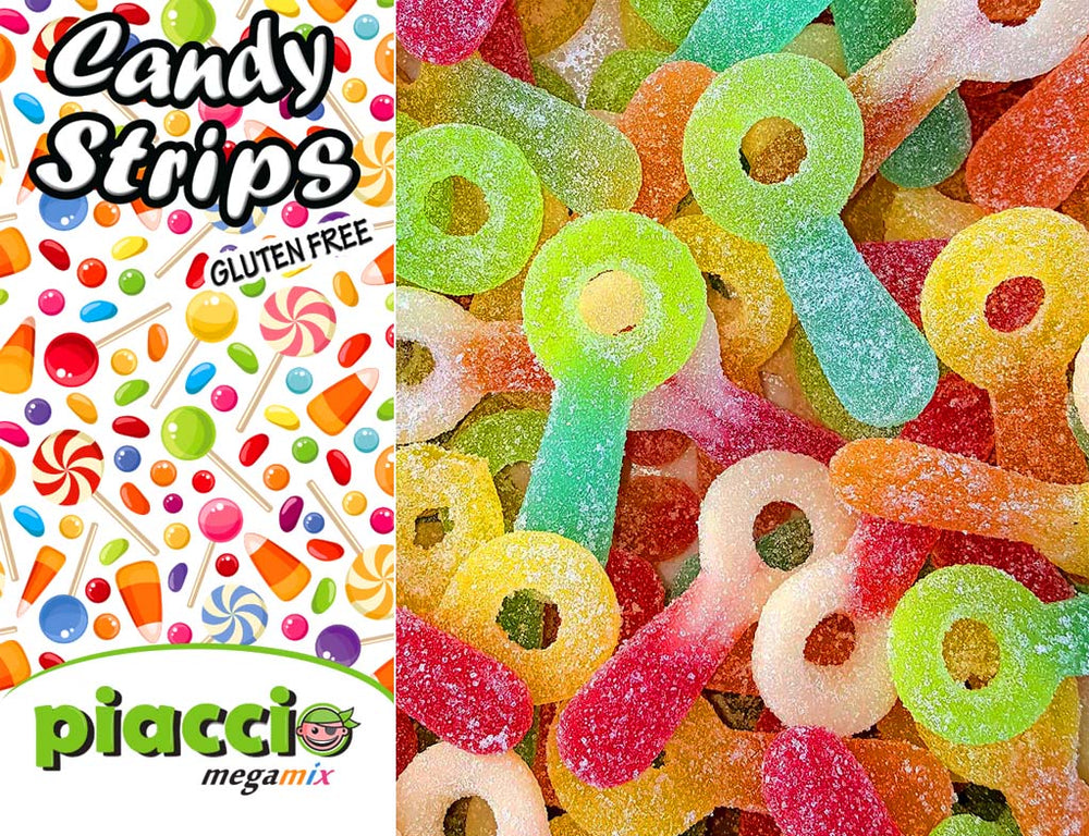 PIACCIO CANDY STRIPS GOMMOSI _ Box 50pz