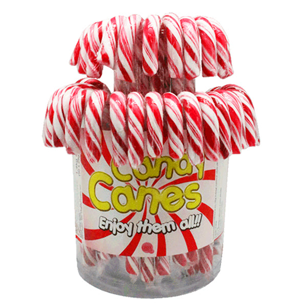 CANDY CANES RED/WHITE BIG 28gr - Display 50 pz