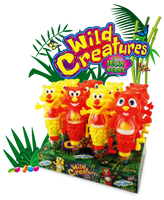 
              WILD CREATURES with JELLY BEANS - Display 12 pz
            