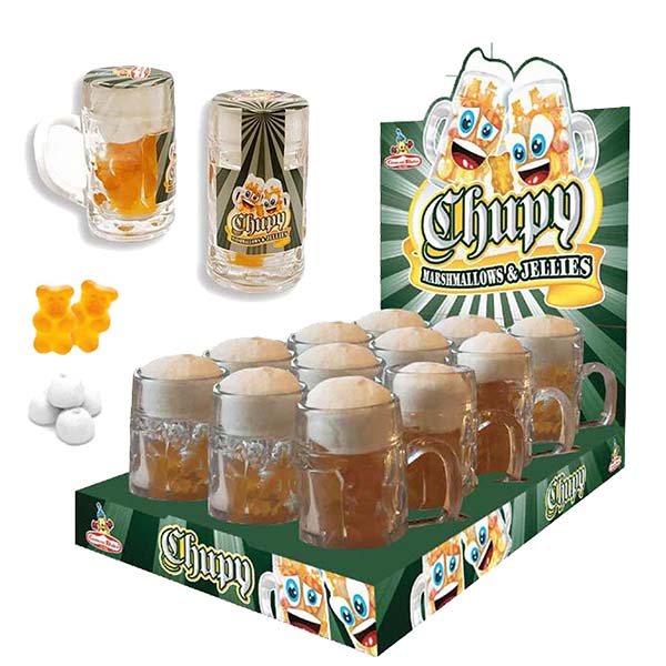 PLATINUX Boccale Da Birra In Vetro Con Manico – Set Da 6 Pezzi, 500 Ml – Ideale Per Festa Del Papà E Eventi Sportivi