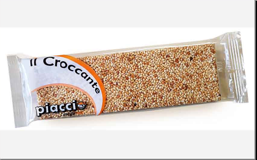 Croccante PIACCIO con SESAMO 80gr - Display 24 pz