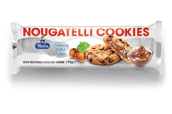 COOKIES MERBA NOUGATELLI - 22 pz