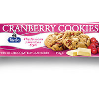 COOKIES MERBA CRANBERRY WHITE CHOCOLATE - 22 pz