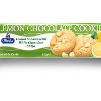 COOKIES MERBA WHITE CHOCOLATE LEMON - 22 pz
